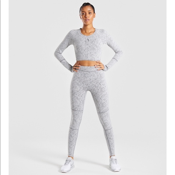 gymshark fit fleur texture leggings size XS - Picture 3 of 10